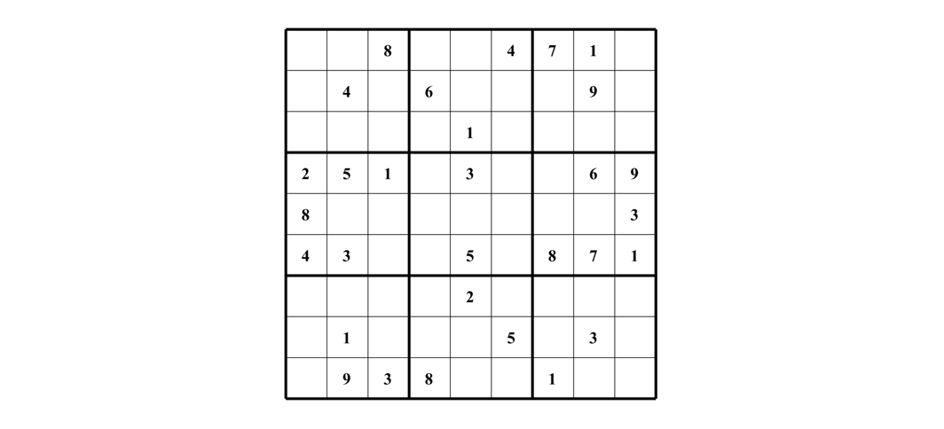 sample sudoku